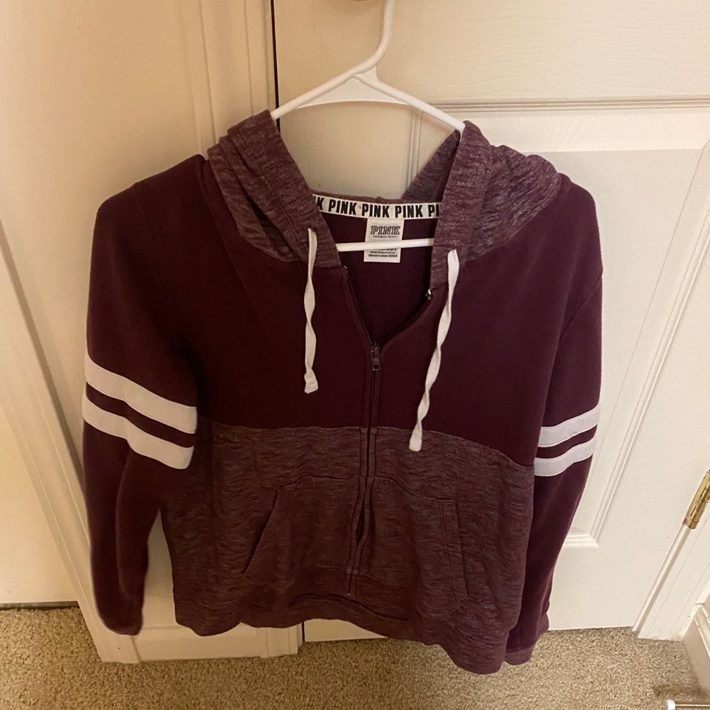 Purple zip up hoodie